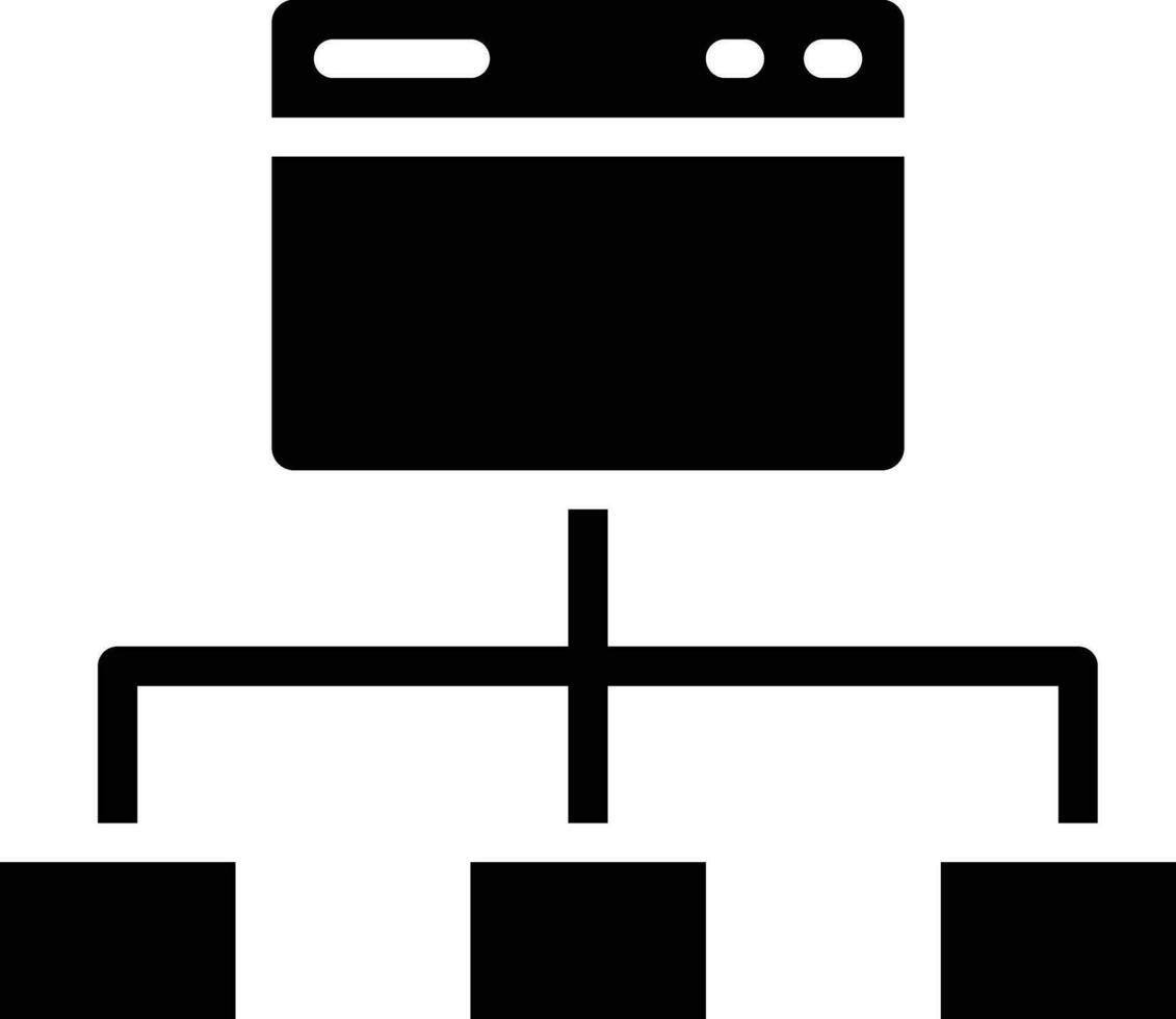 Sitemap Vector Icon