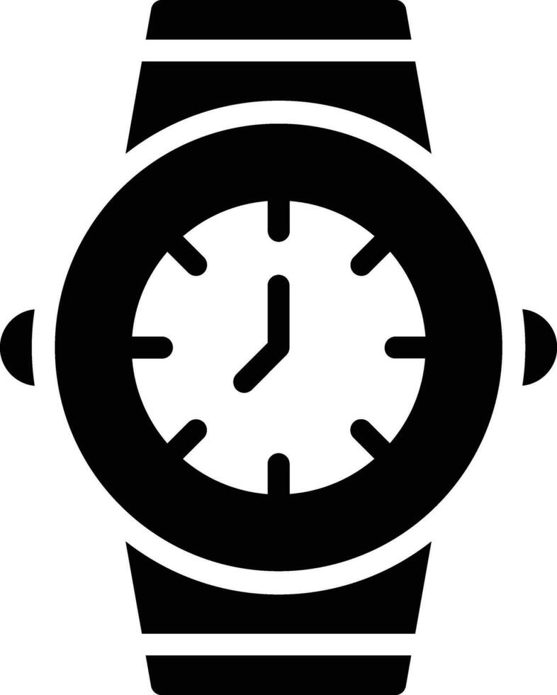 icono de vector de reloj de pulsera