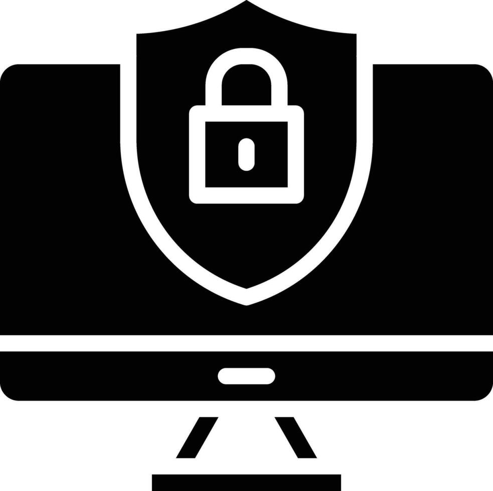 Computer Security Vector Icon