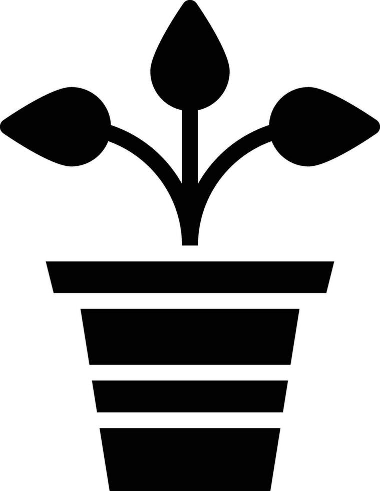 Plant Pot Vector Icon