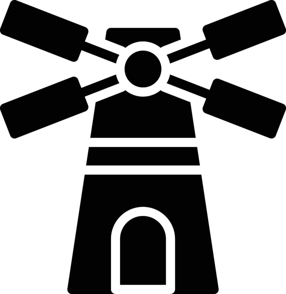 Windmill Vector Icon