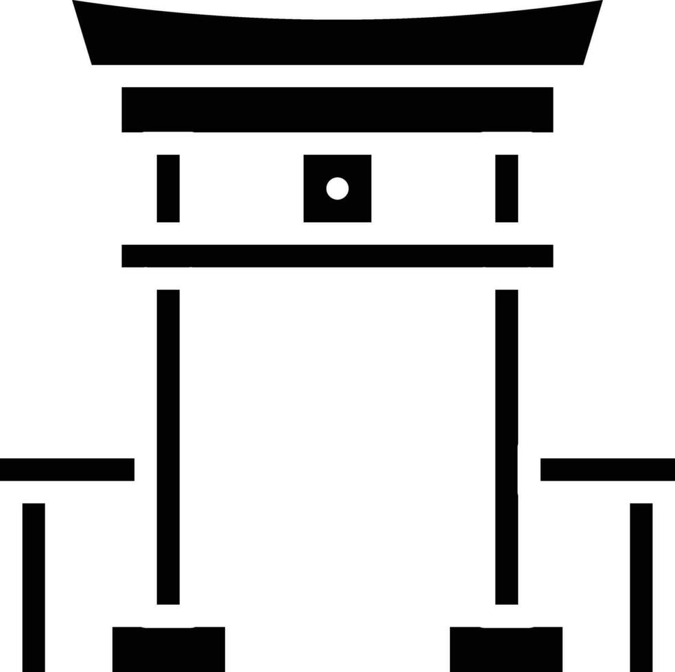 Torii Gate Vector Icon