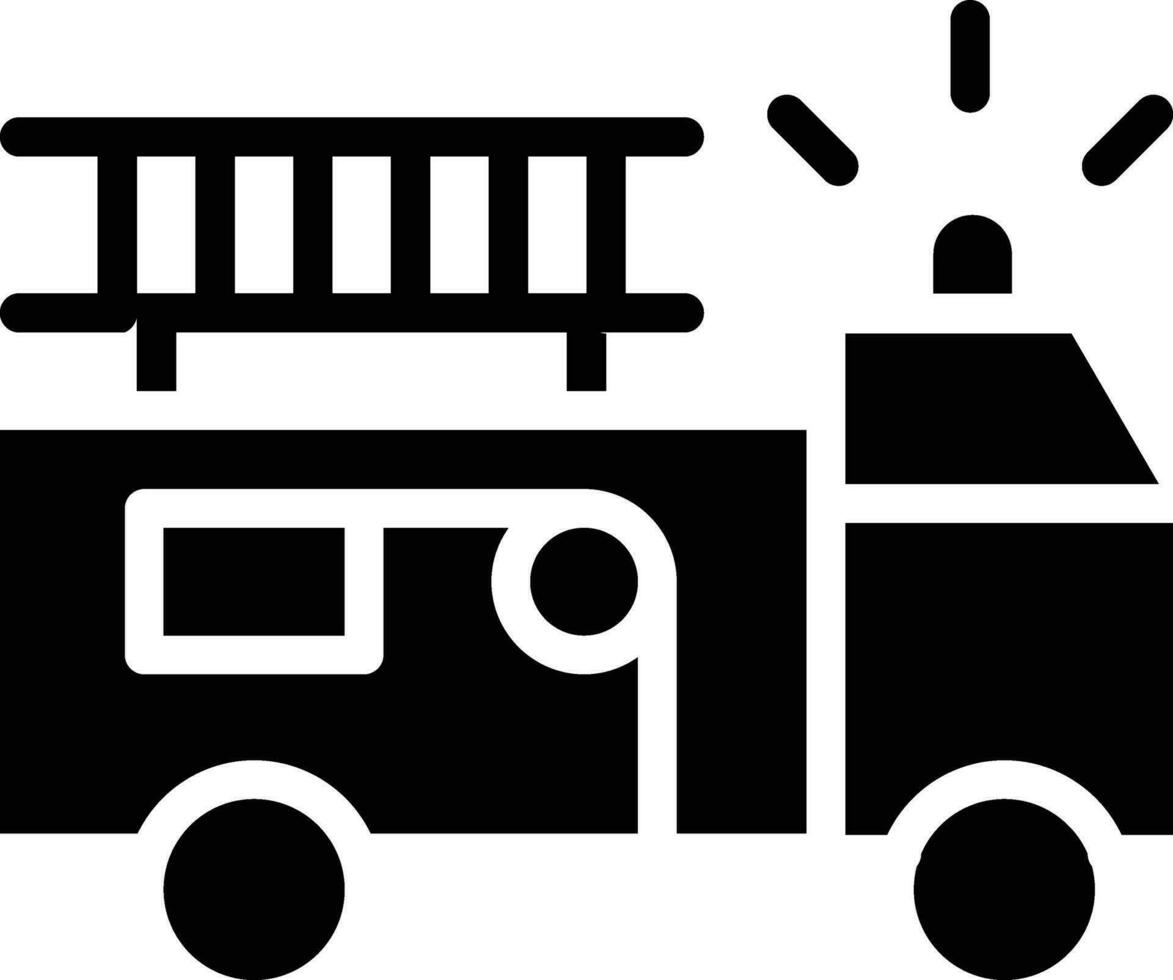 Fire Truck Vector Icon