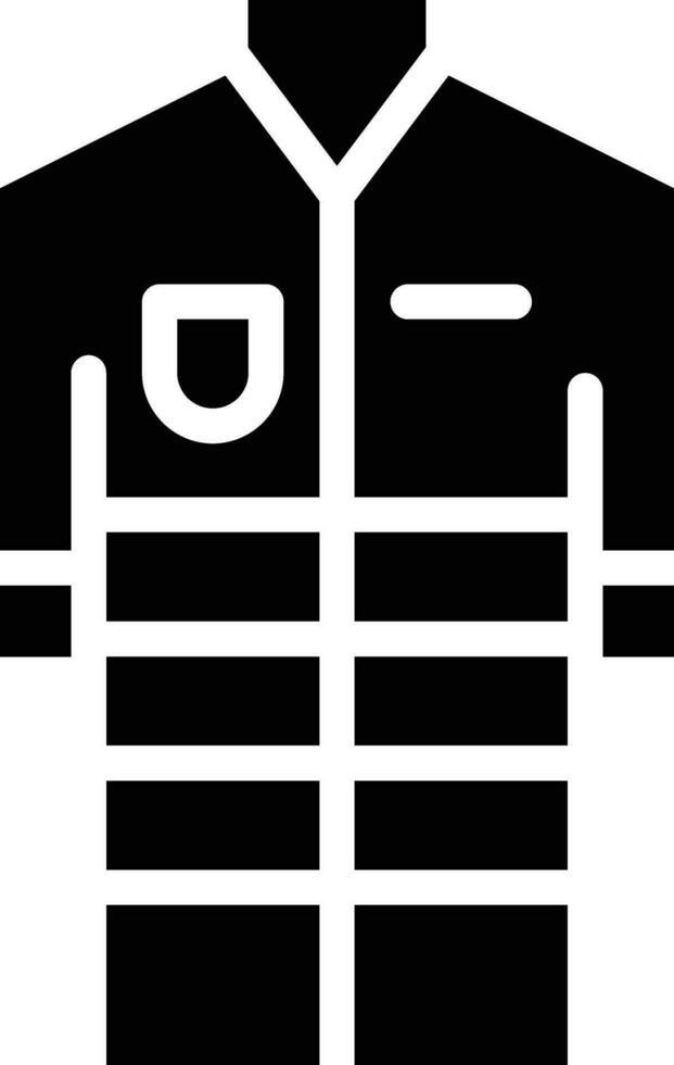 Firefighter Jacket Vector Icon