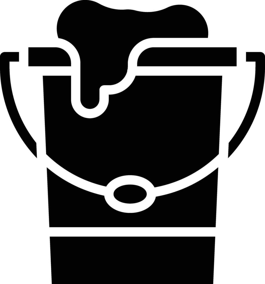 Water Bucket Vector Icon