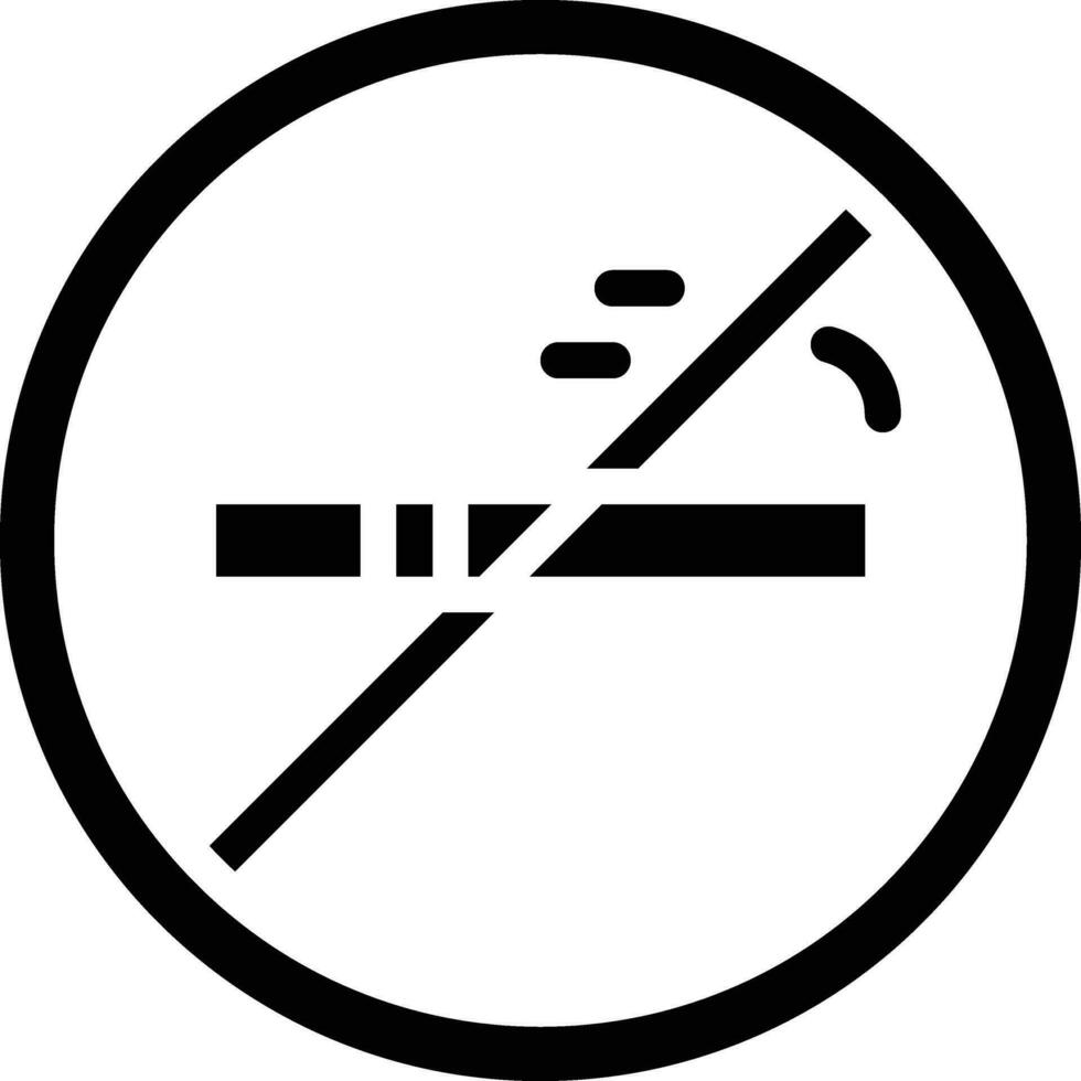 No Smoking Vector Icon