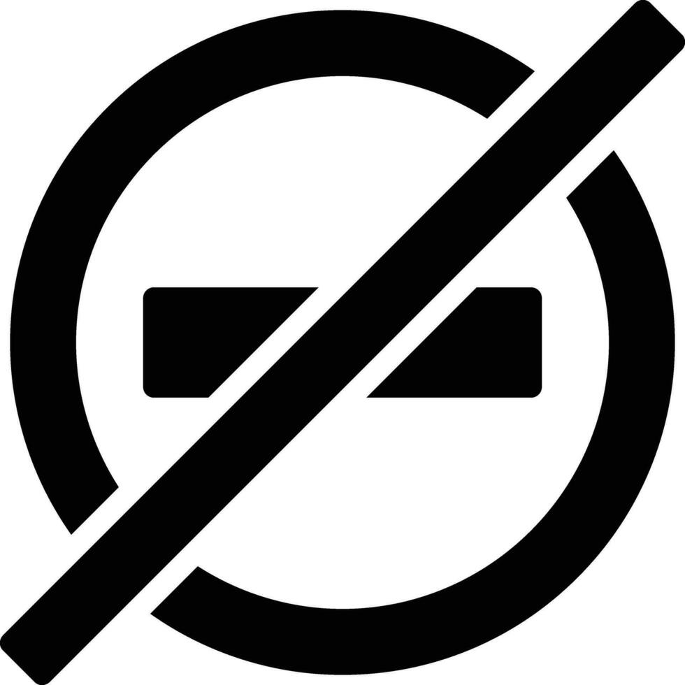 Do not Disturb Vector Icon