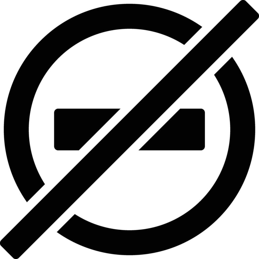 Do not Disturb Vector Icon