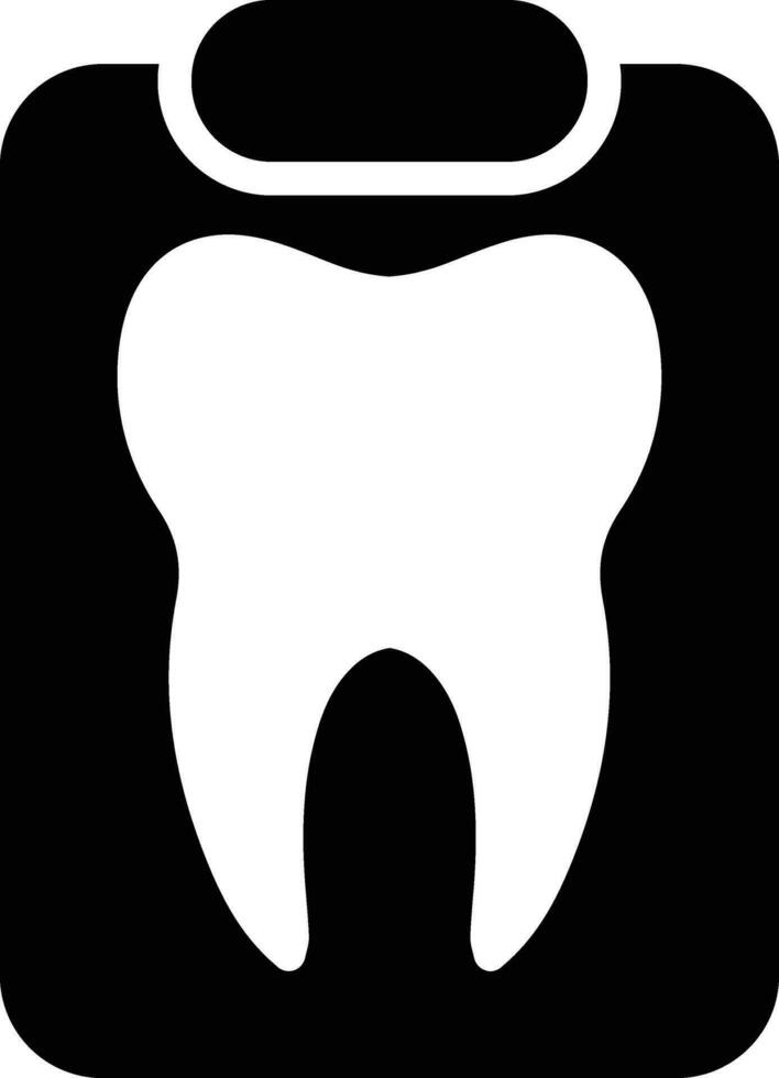 Tooth Analysis Vector Icon
