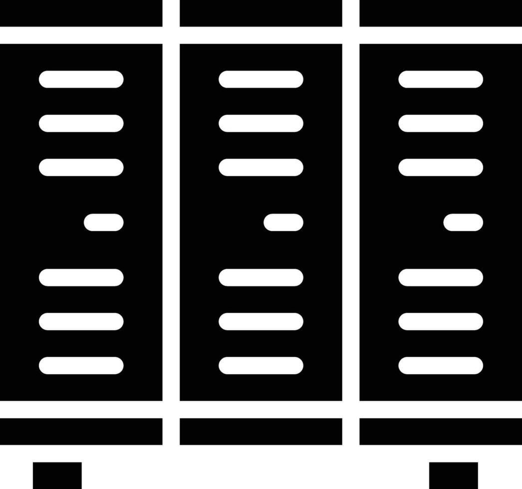 Lockers Vector Icon