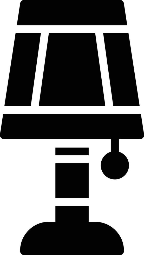 Table Lamp Vector Icon