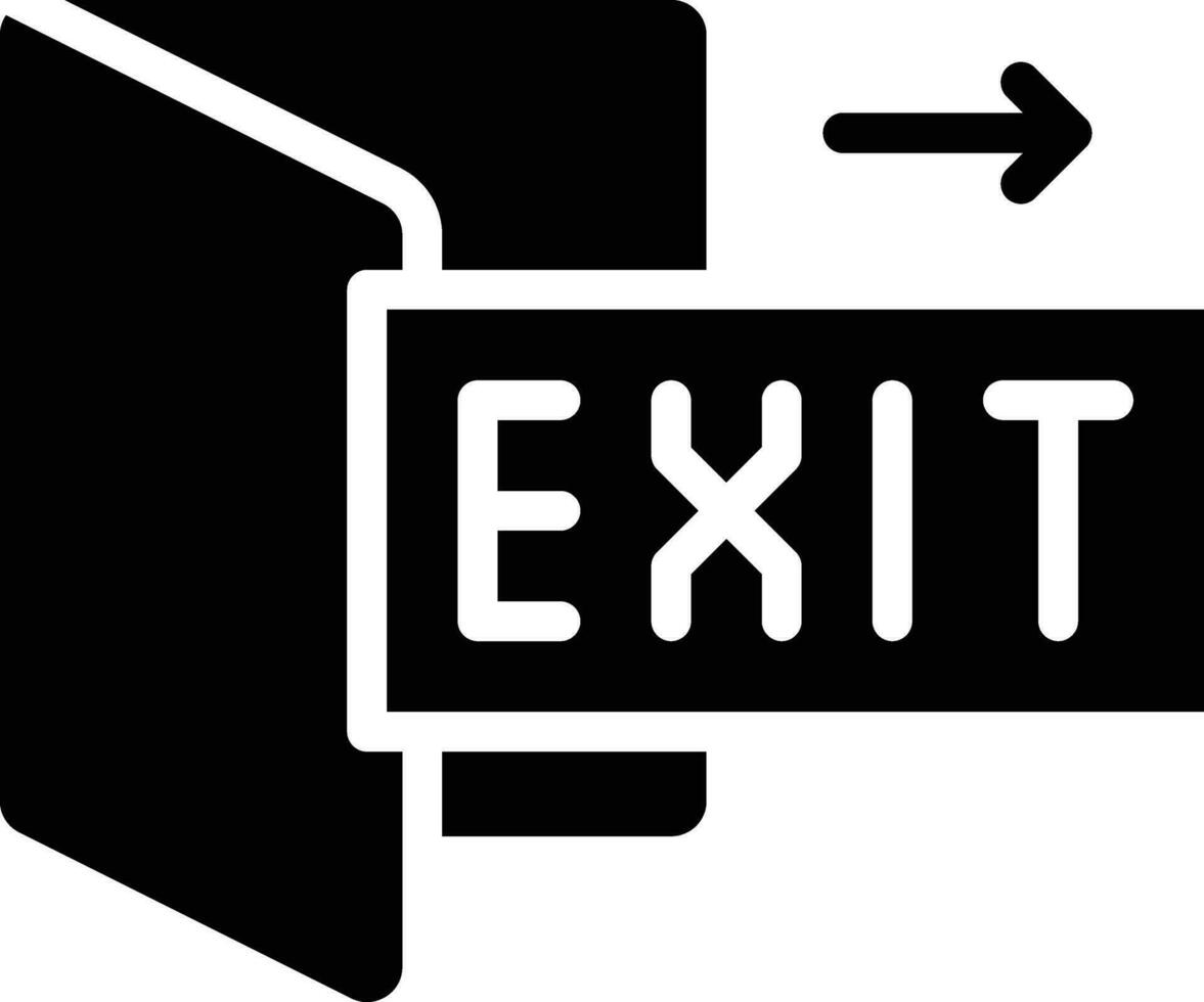 Fire Exit Vector Icon