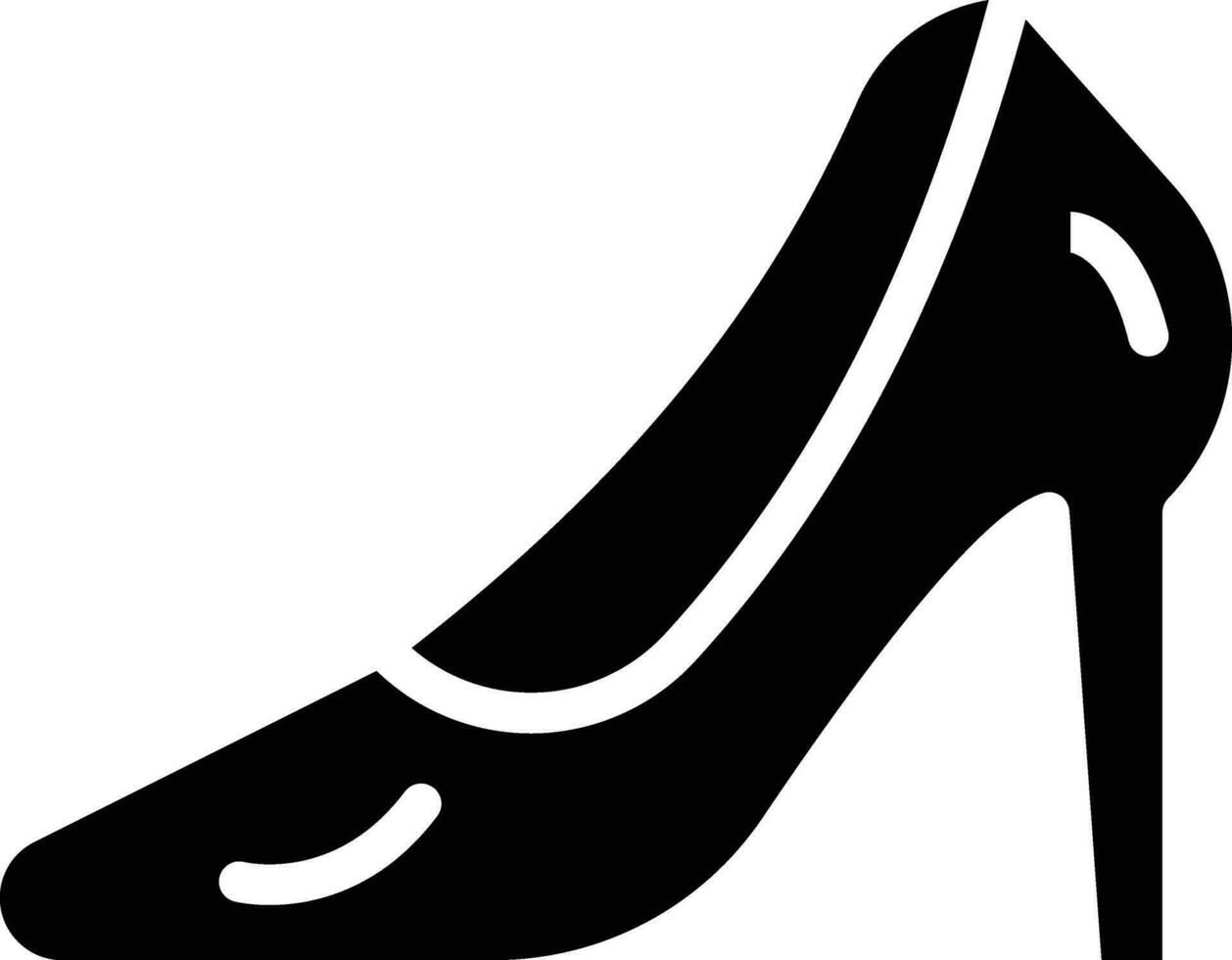 icono de vector de tacones altos