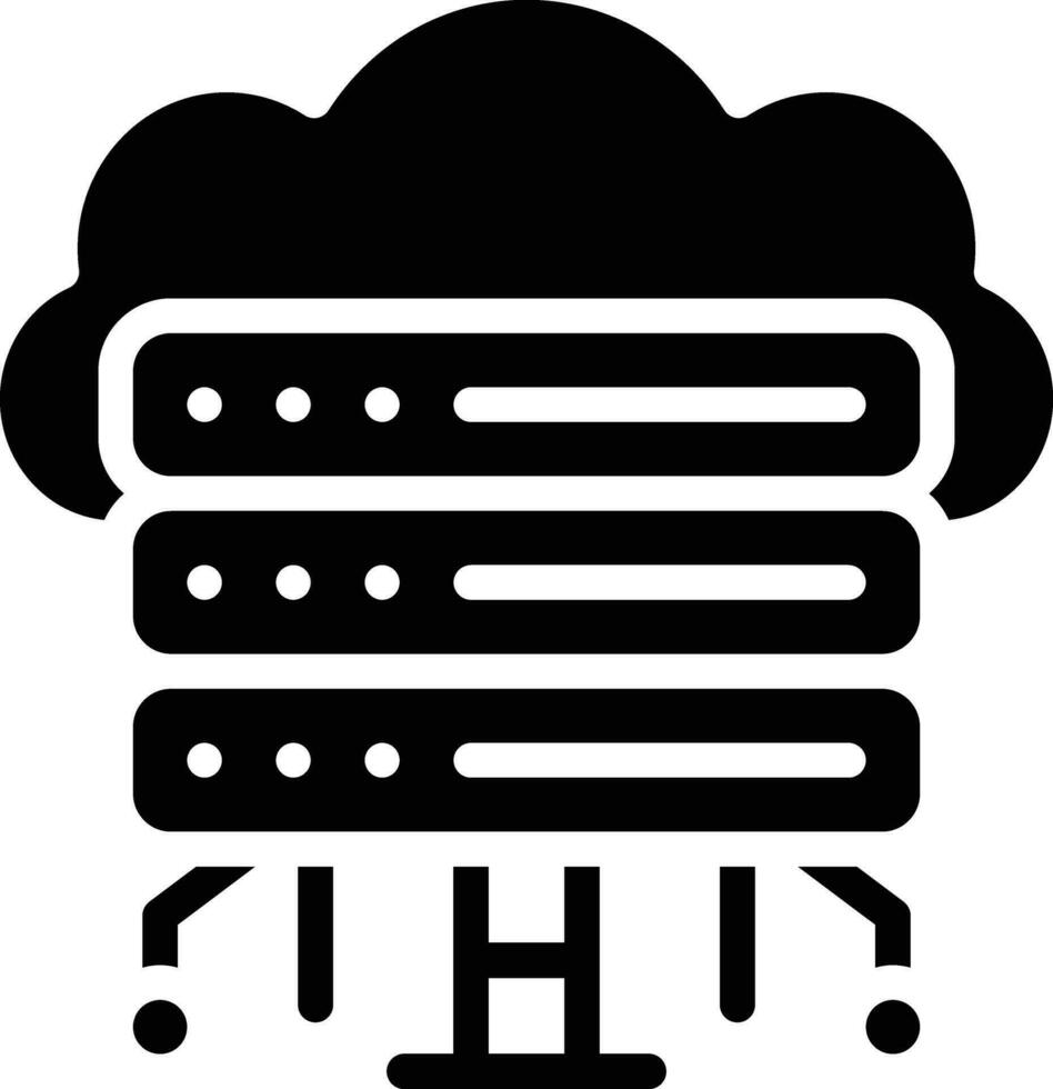 Cloud Computing Vector Icon