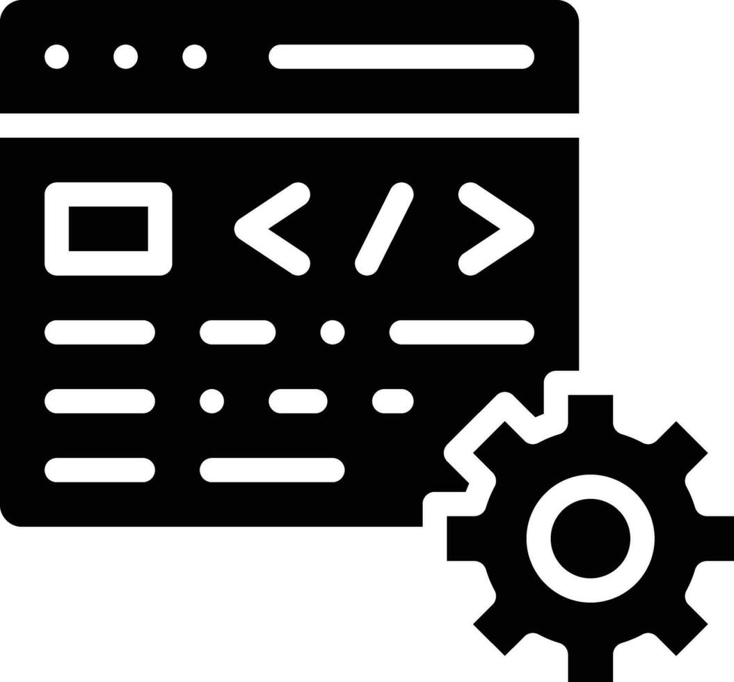 Code Settings Vector Icon