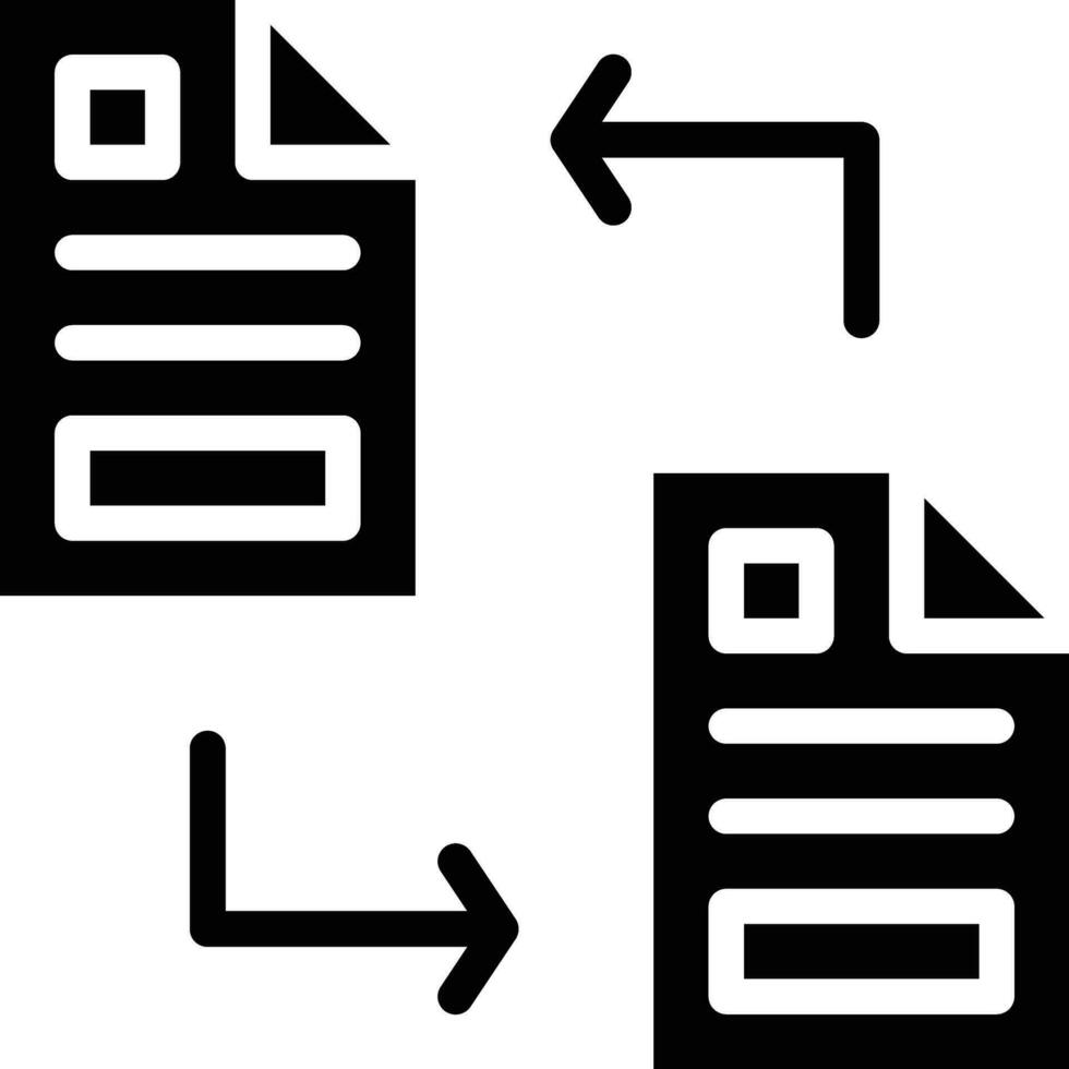 File Transfer Vector Icon