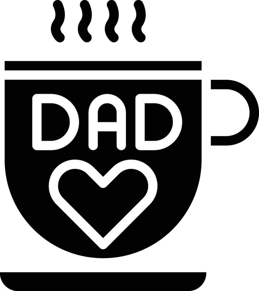 DAD Mug Vector Icon