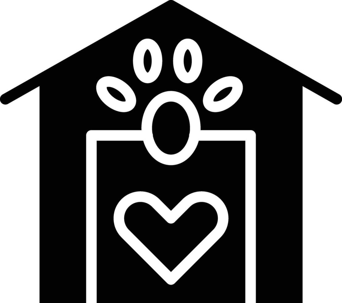 Pet House Vector Icon