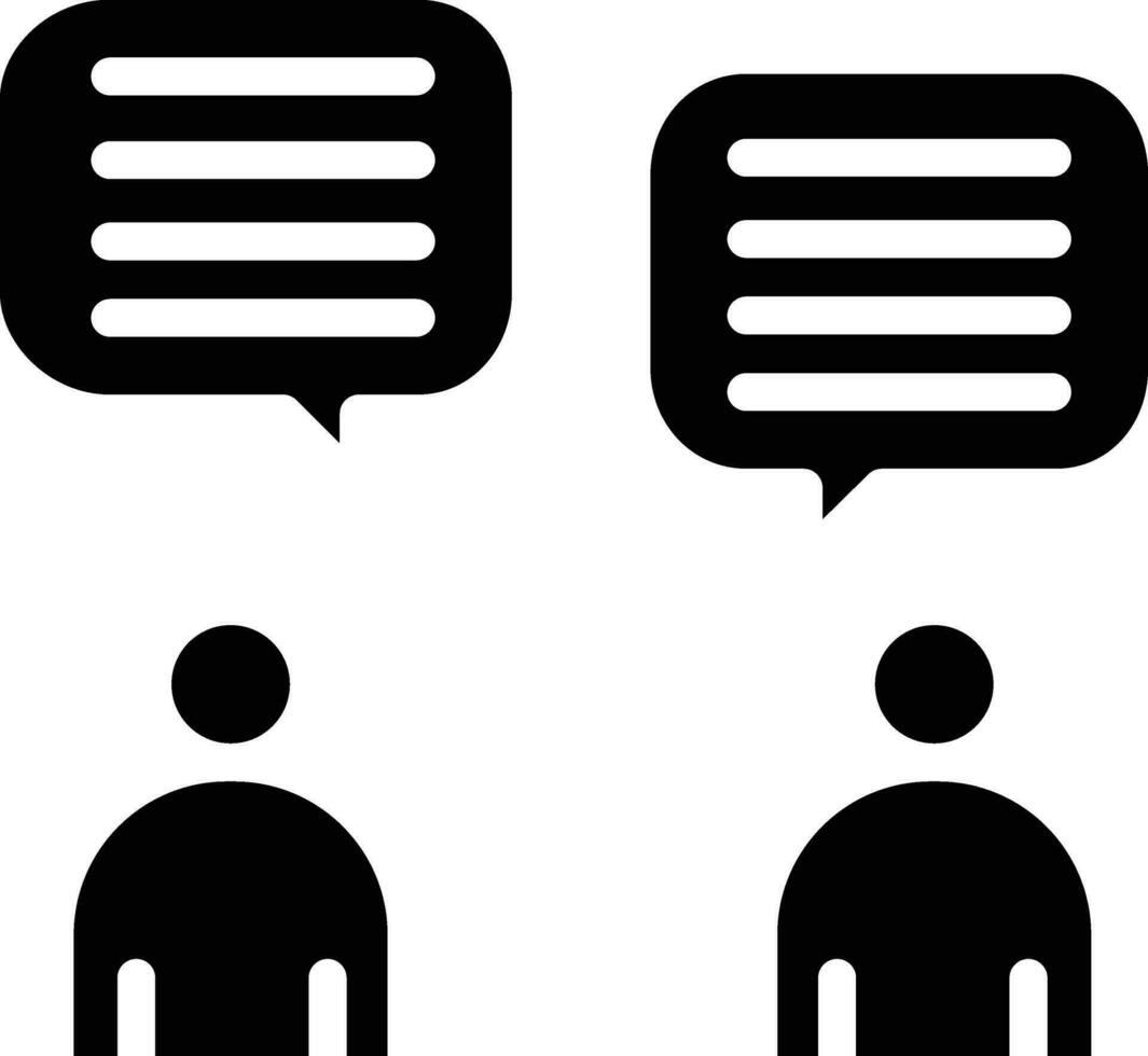 Talking Vector Icon
