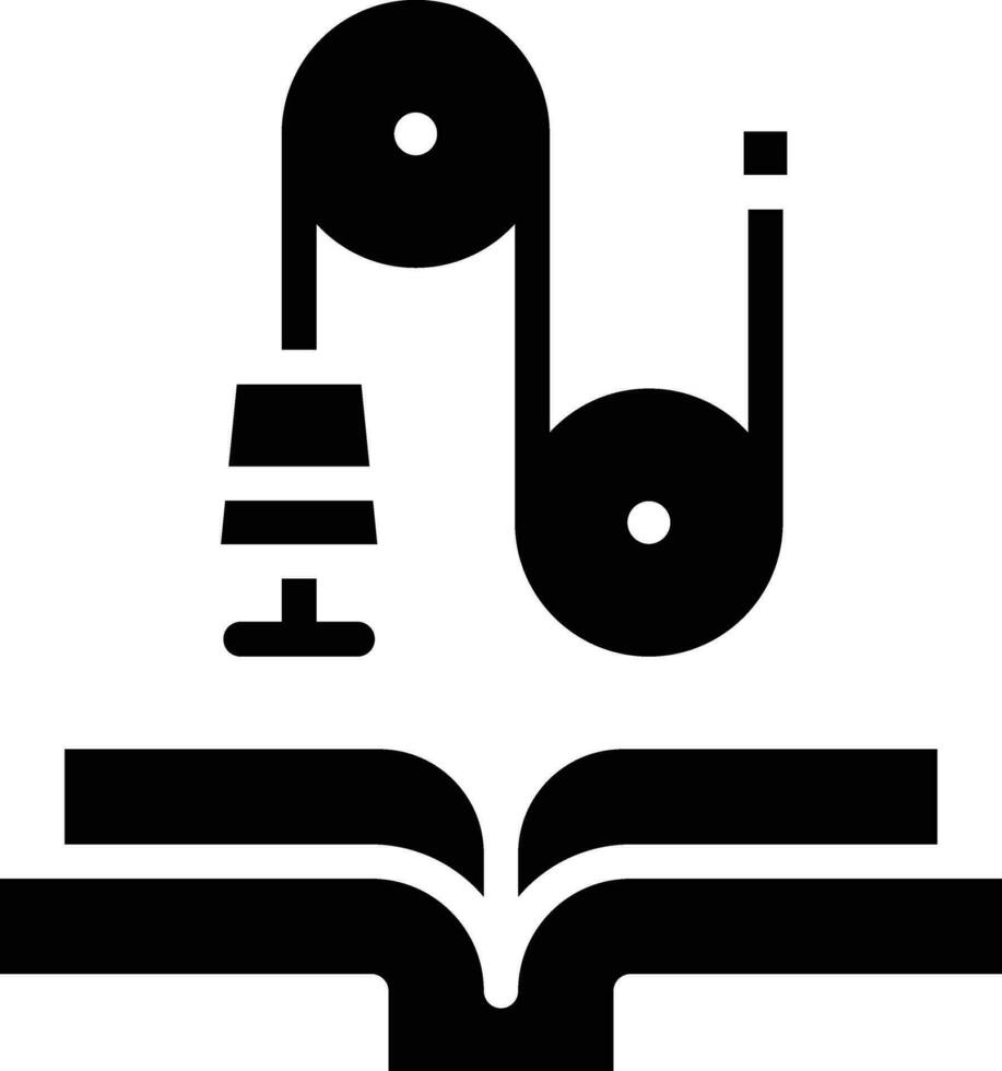 física libro vector icono