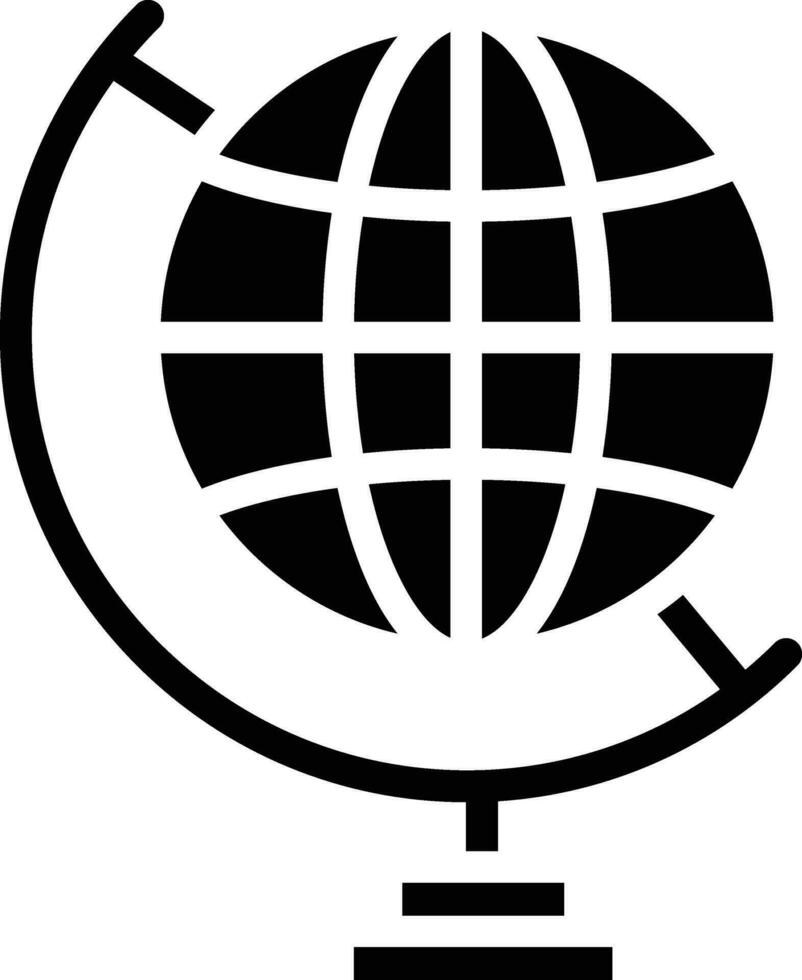 Globe Stand Vector Icon