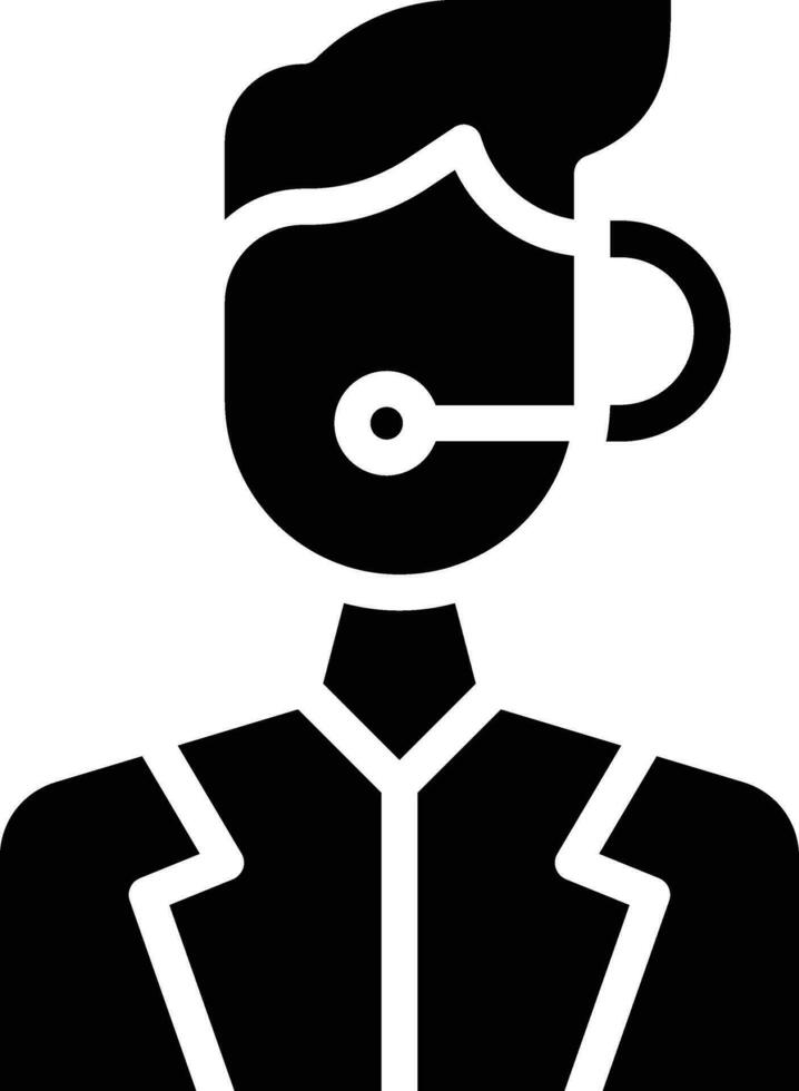 Customer Service Agent Vector Icon