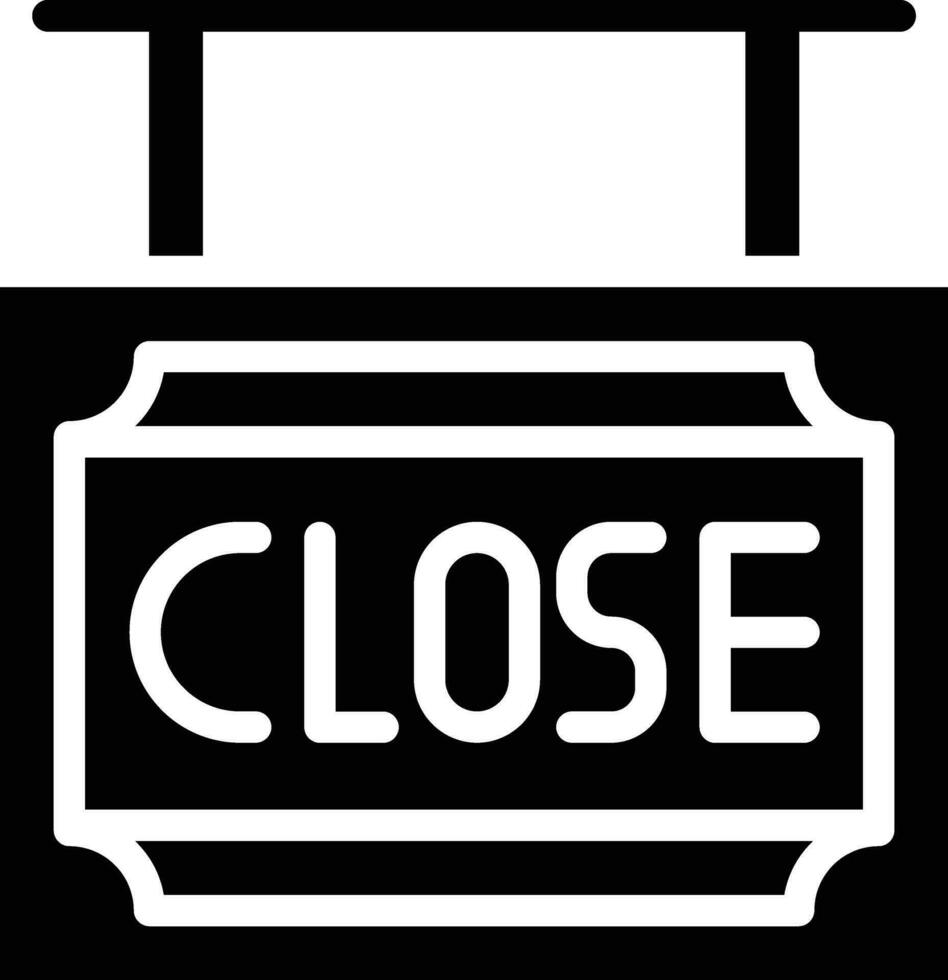 Shop Close Vector Icon