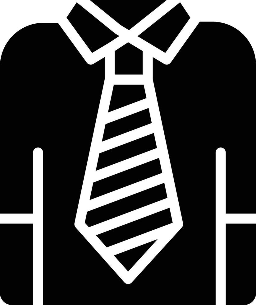 icono de vector de camisa de negocios