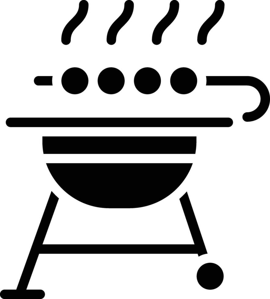 BBQ Grill Vector Icon