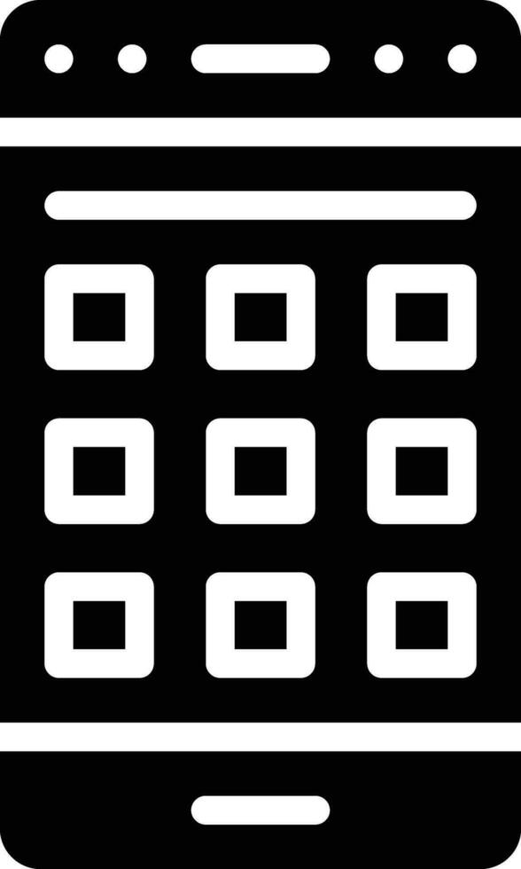 Mobile App Vector Icon