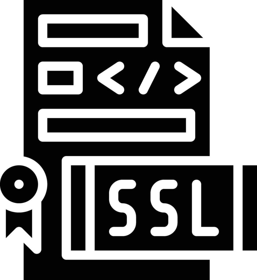 SSL File Vector Icon
