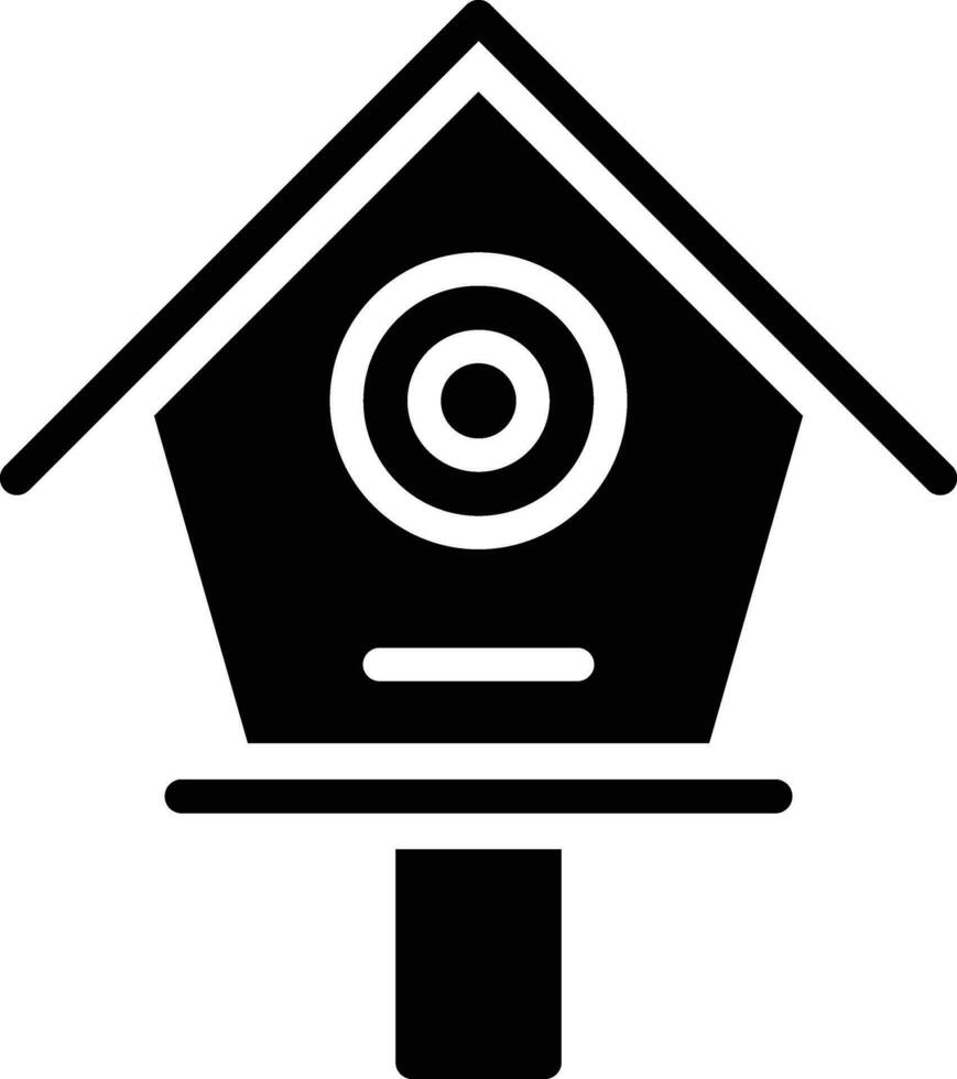 Bird House Vector Icon