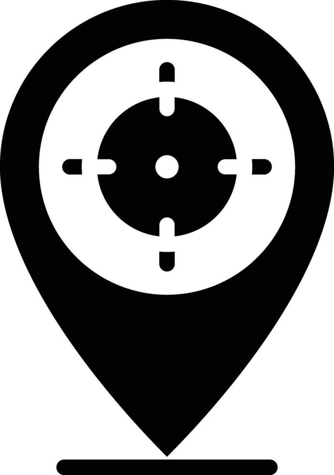 Target Location Vector Icon