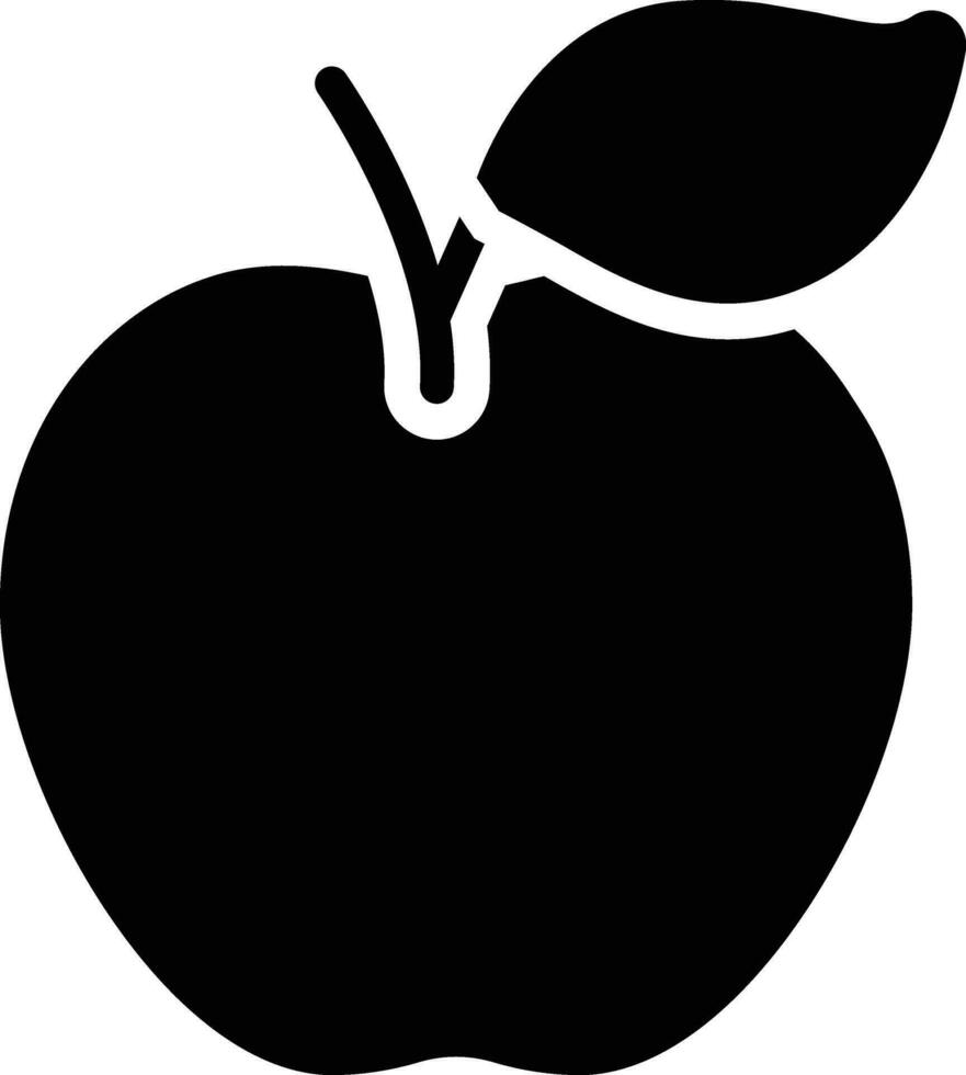 icono de vector de manzana