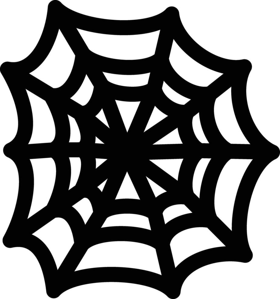 icono de vector de tela de araña
