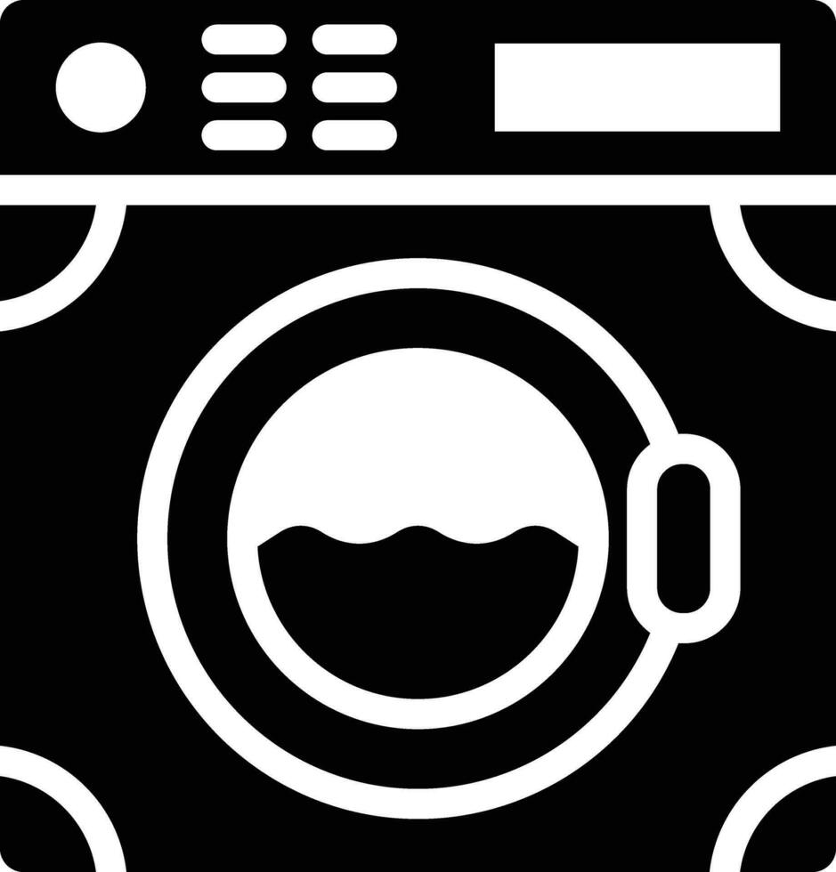 Laundry Machine Vector Icon