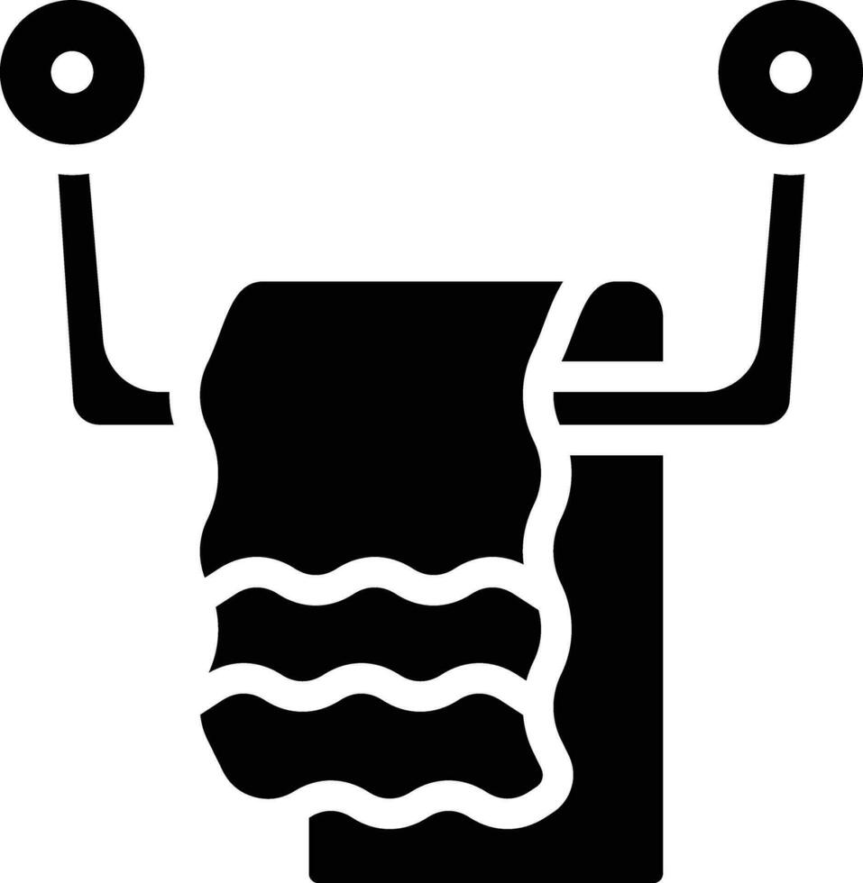 Bath Towel Vector Icon