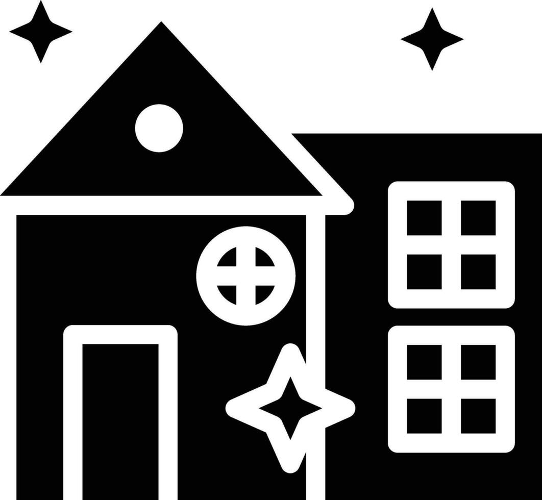 Clean House Vector Icon