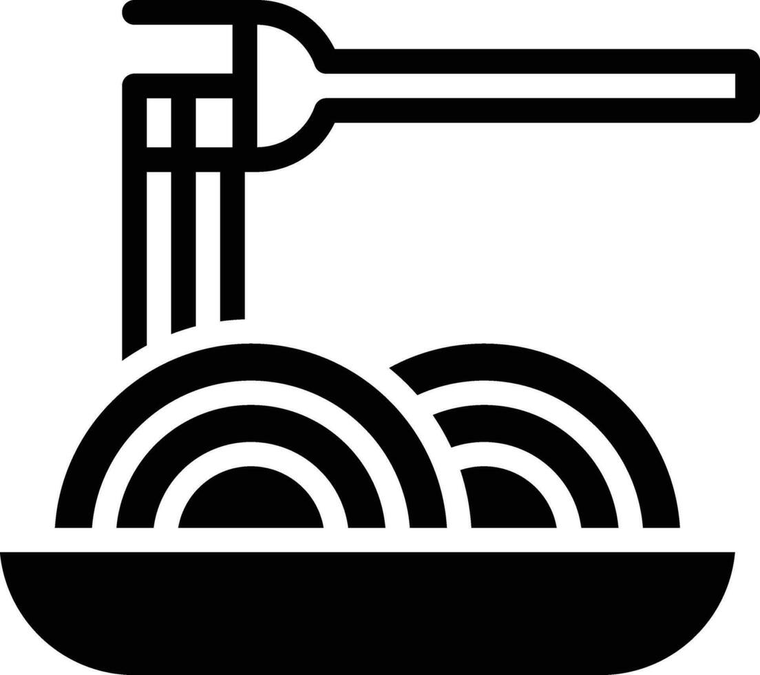 spaguetti vector icono