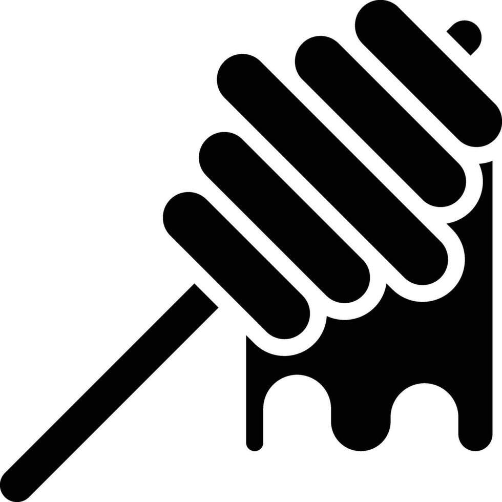 Honey Dipper Vector Icon