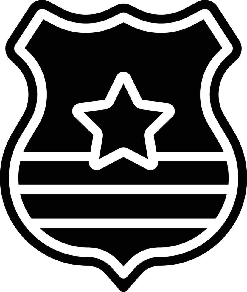 Police Badge Vector Icon