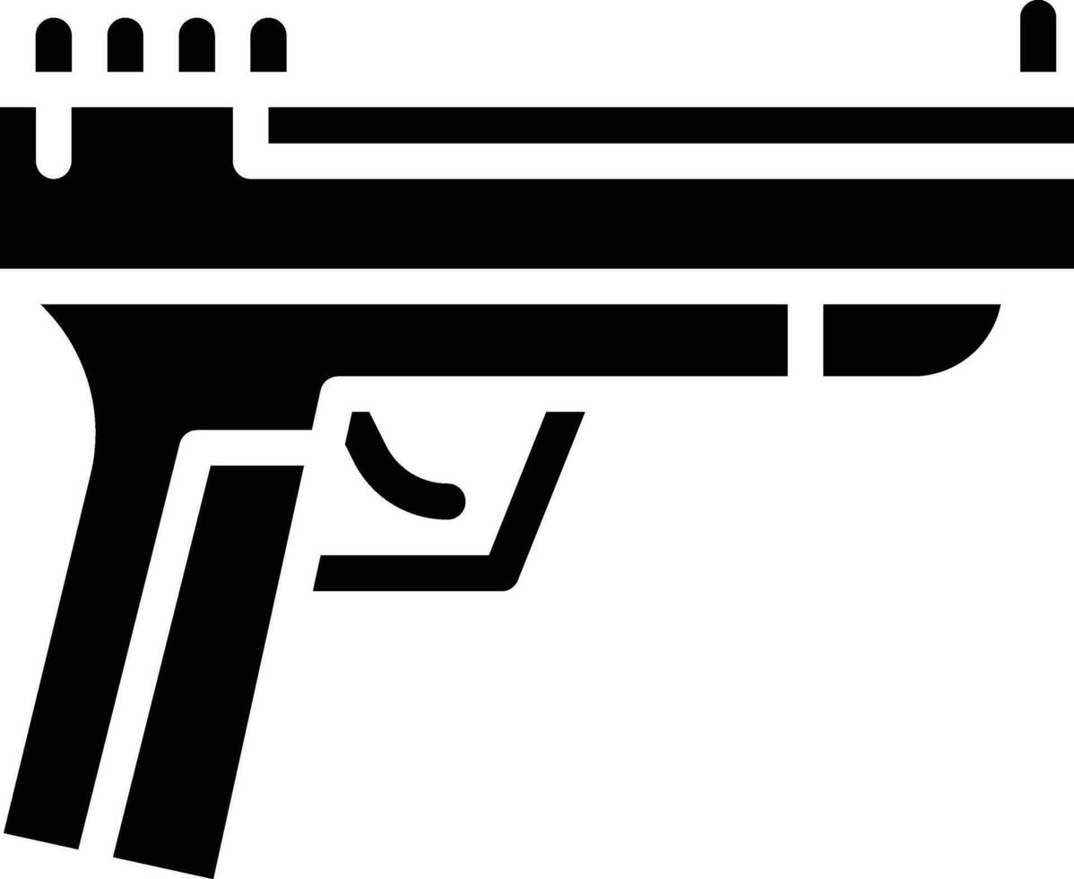 icono de vector de pistola