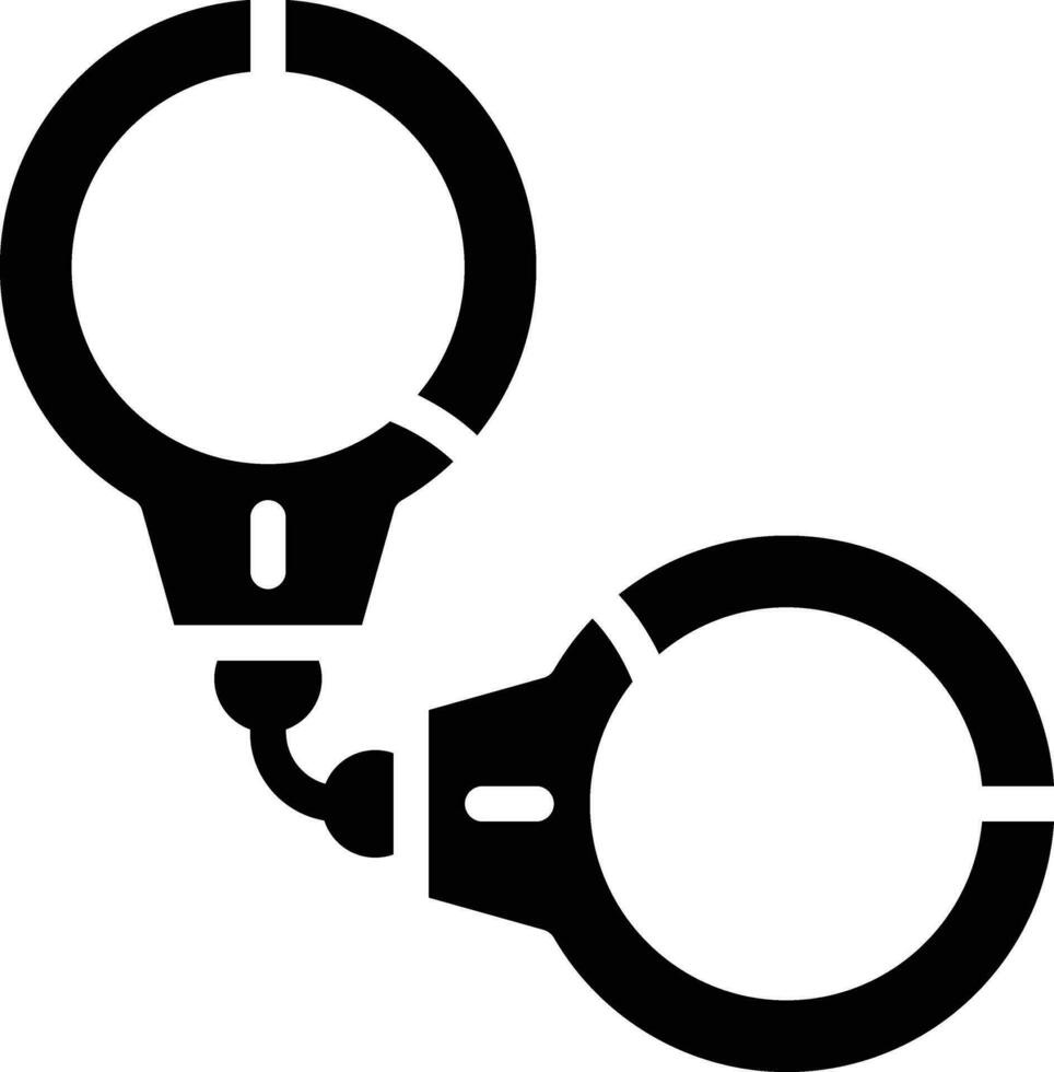 Handcuffs Vector Icon 36567395 Vector Art at Vecteezy