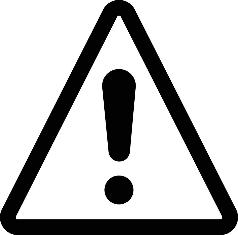 Danger Sign Vector Icon