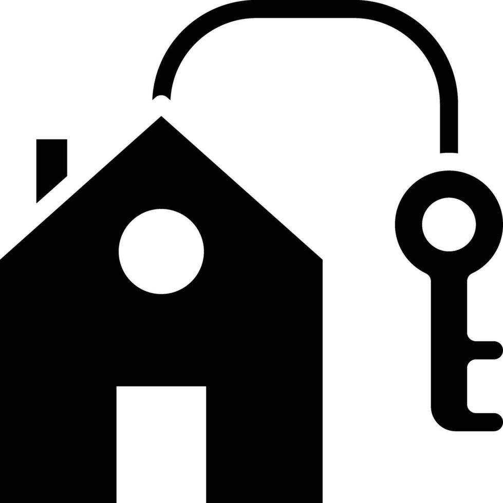 House Key Vector Icon