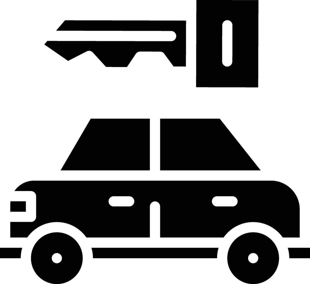 Rent Car Vector Icon