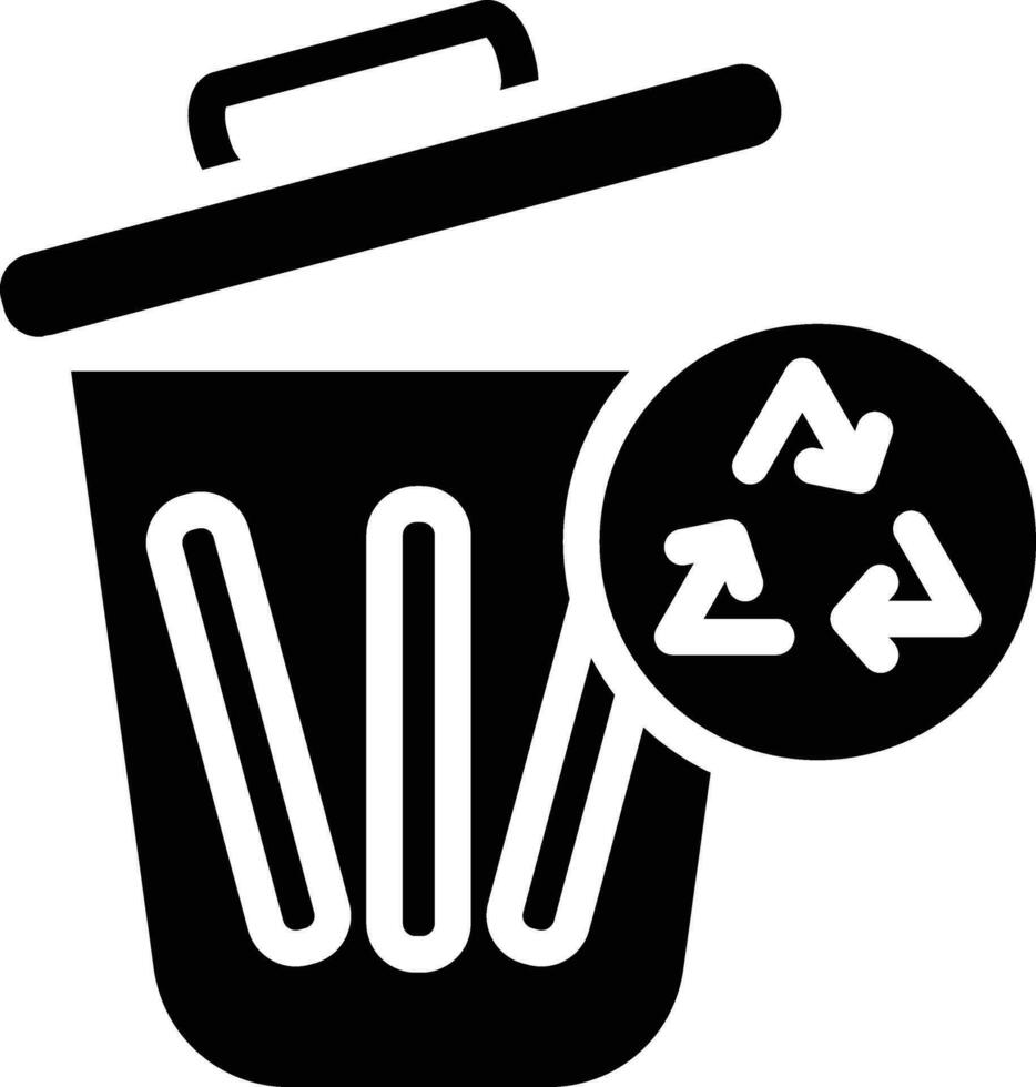 Trash Recycle Vector Icon