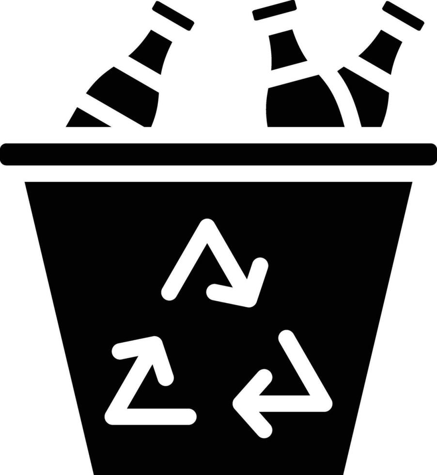 Plastic Recycle Vector Icon