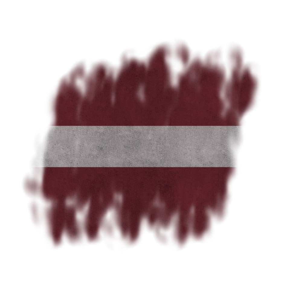 Latvia Brush Flag png