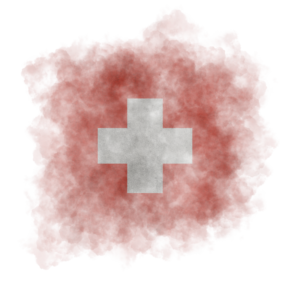Switzerland Brush Flag png